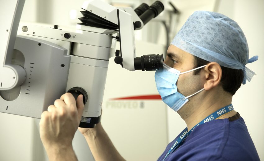 Ophthalmology slider